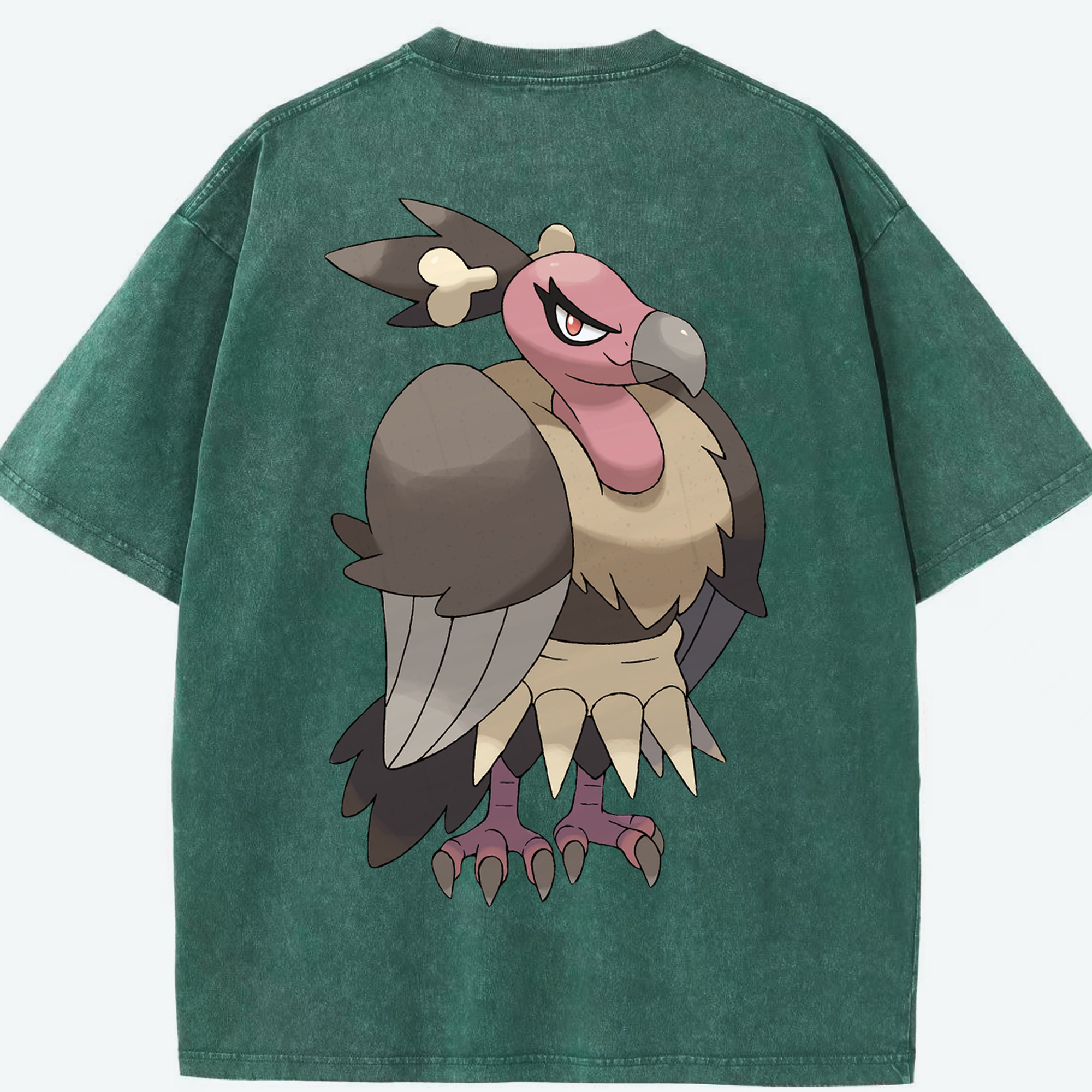 （画像用） ポケットモンスター Pokémon 綿100% ヴィンテージ風 半袖Tシャツ（背面プリント）